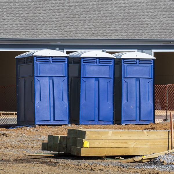 are there any restrictions on where i can place the portable restrooms during my rental period in Goldsboro Texas